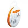 Ruban satin - Hobbyfun - Pois orange - 9,5 mm - 10 m - Mixte