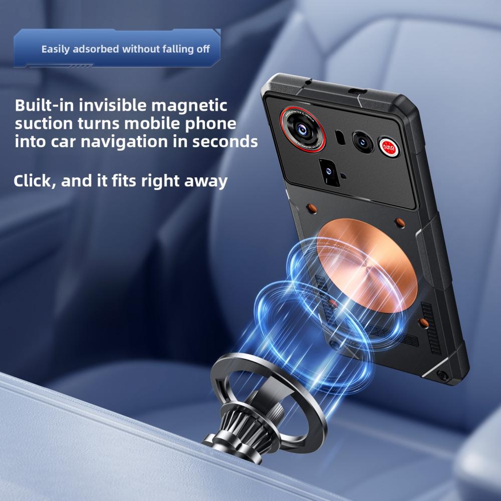 For Nubia Z80 Ultra Case Hard Silicone shockproof Heat dissipation magnetic Protective Back Cover For ZTE Nubia Z80Ultra shell