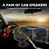 2Pcs Car Mini Tweeter Speaker 12V DC High Pitch Speaker 500W Super Power Audio 5A Mini Square Audio Speaker for Car Audio System