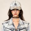 Cotton Baseball Cap With Embroidered Clover Pattern Adjustable Sun Protection Casual For Spring Autumn