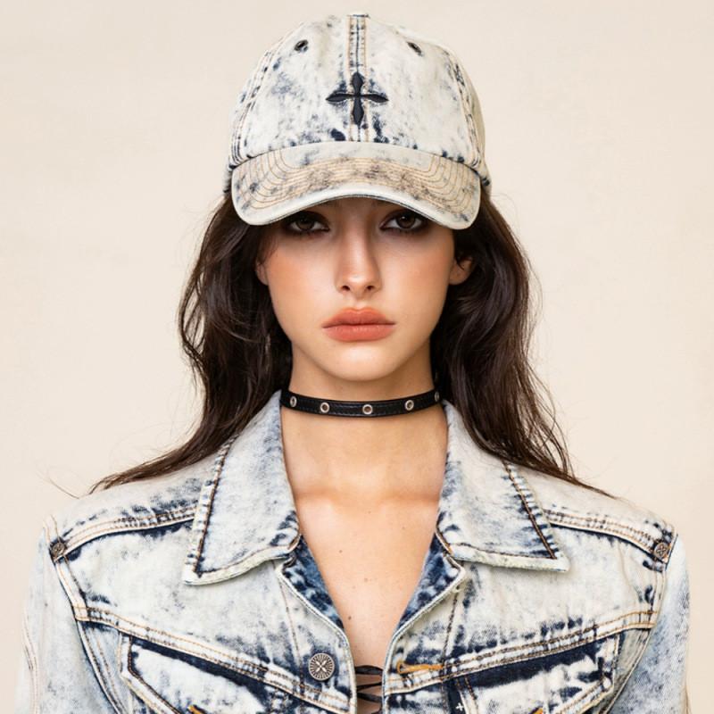 Cotton Baseball Cap With Embroidered Clover Pattern Adjustable Sun Protection Casual For Spring Autumn