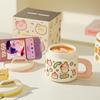 Cute Cartoon Cute Pet Doodle Animal Mug Office High value Water Cup Mobile Phone Stand Student Ceramic Cup