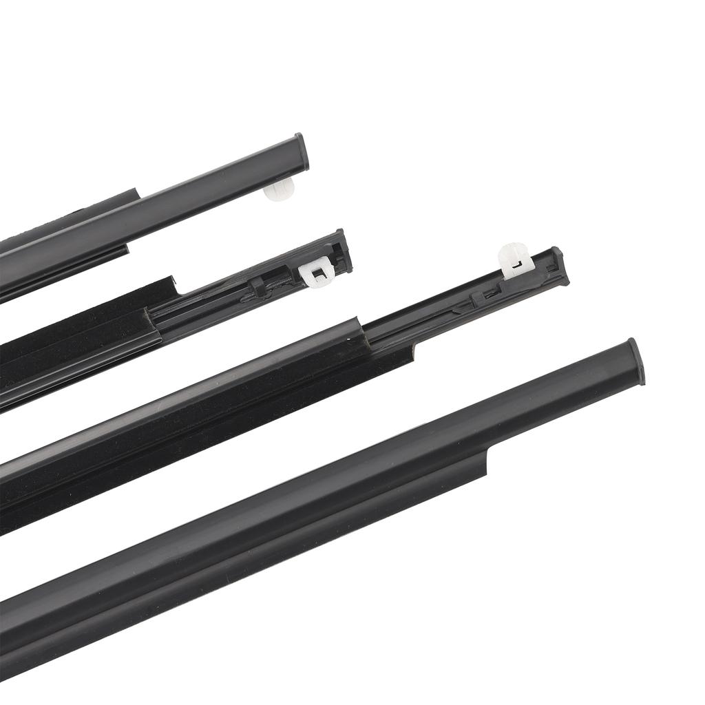 4PCS Door Glass Belt Outer Molding Weatherstrip For Toyota Prius 2004-2009