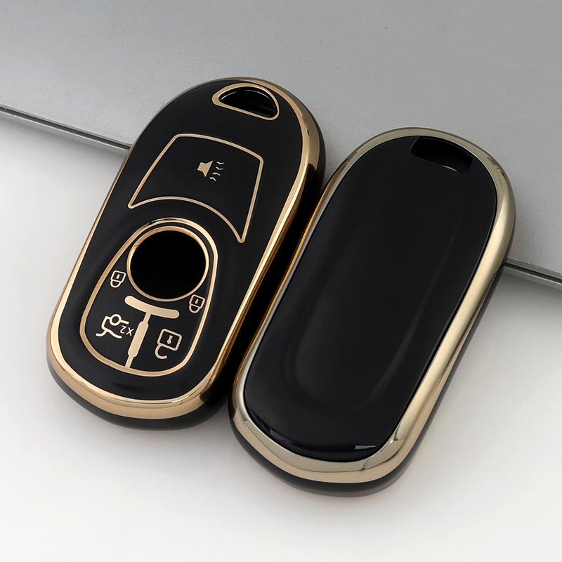 Buick Envision Key Cover for Encore GX, Regal, LaCrosse, GL68 - Decorative Car Bag Shell with Buckle