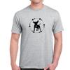 Chihuahua Silhouette Dog Breed Chihuahua Heart Fur Babies Cotton Gray T-Shirt