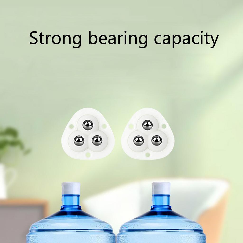 Mini Swivel Casters Wheels Self Adhesive Universal Wheels 360 Degree Rotatable Steel Bead Pulley Storage Box Roller
