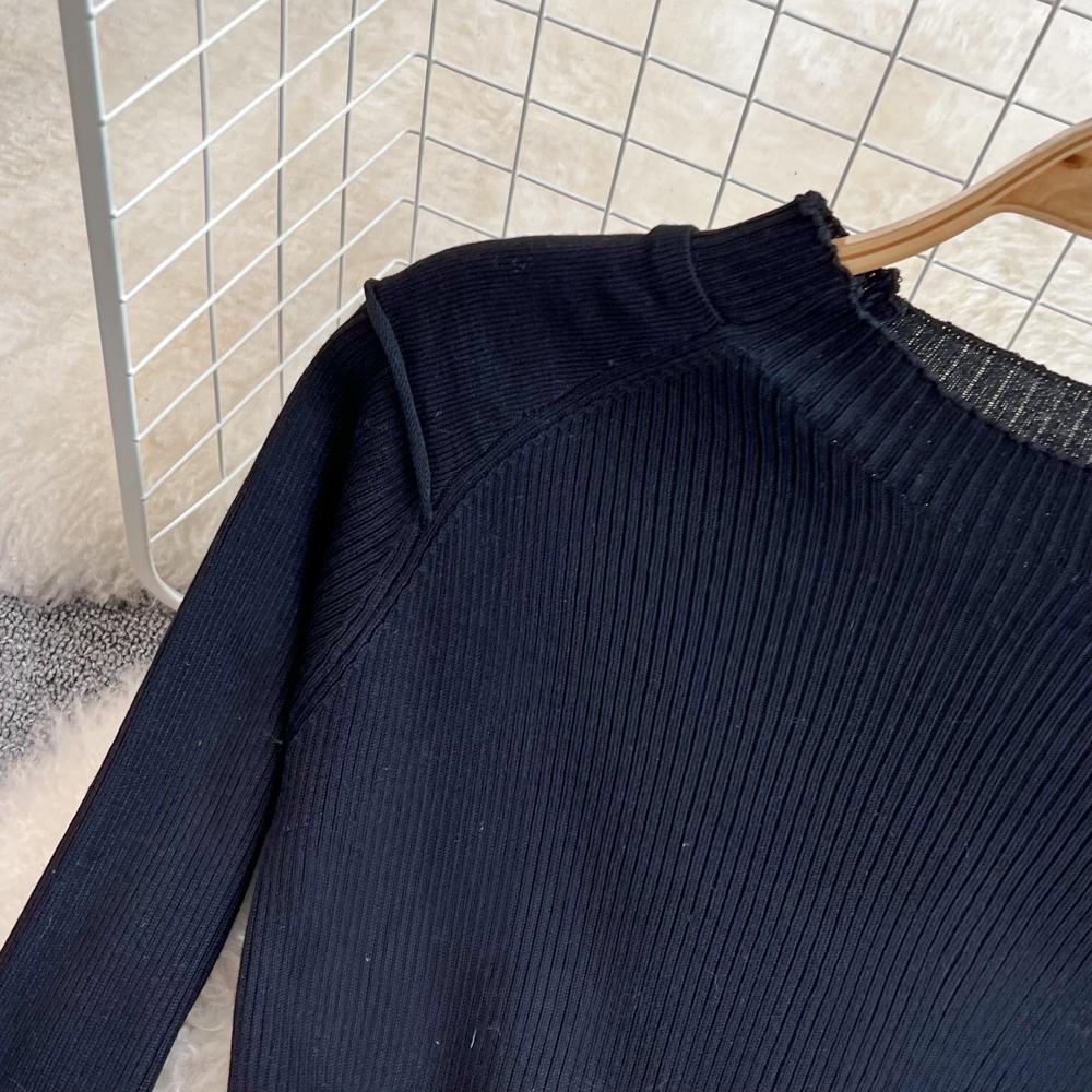 Vintage Elegant  O Neck Print  Pleated Long Sleeve Knit Dress A-line Casual Women Fashion High Waist Summer Spring