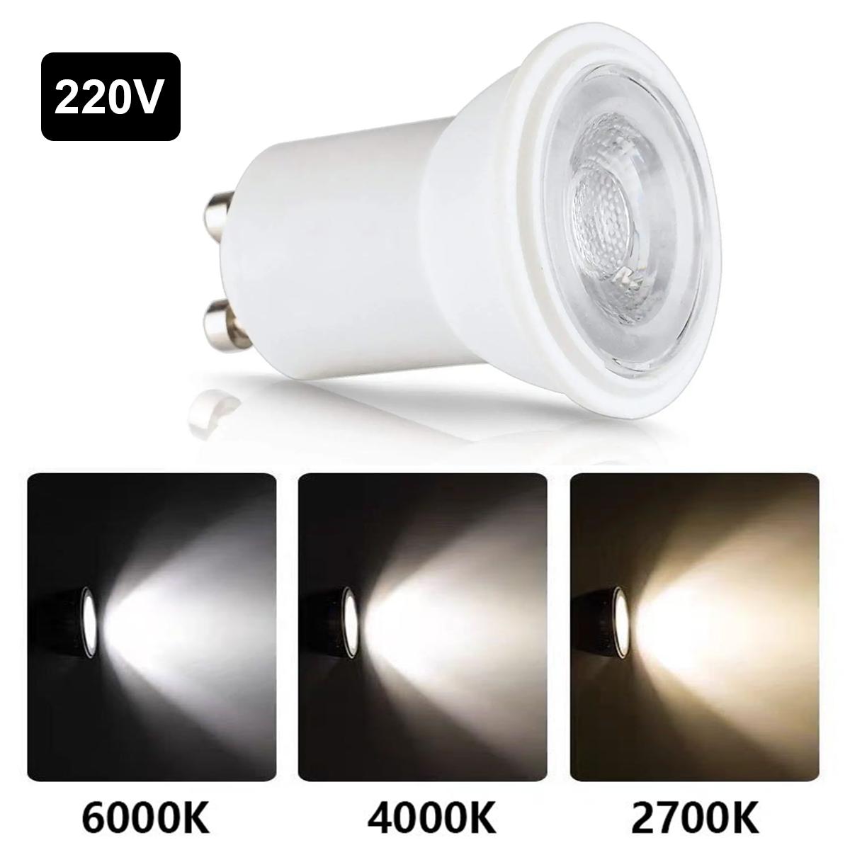 

Dimmable Gu10 3w Mini Led Spotlight Bulb 110v Bulbs Cool White 6000k Light Decorate 35mm 220v 3000k Small 35w Halogen Equivalent Cool White