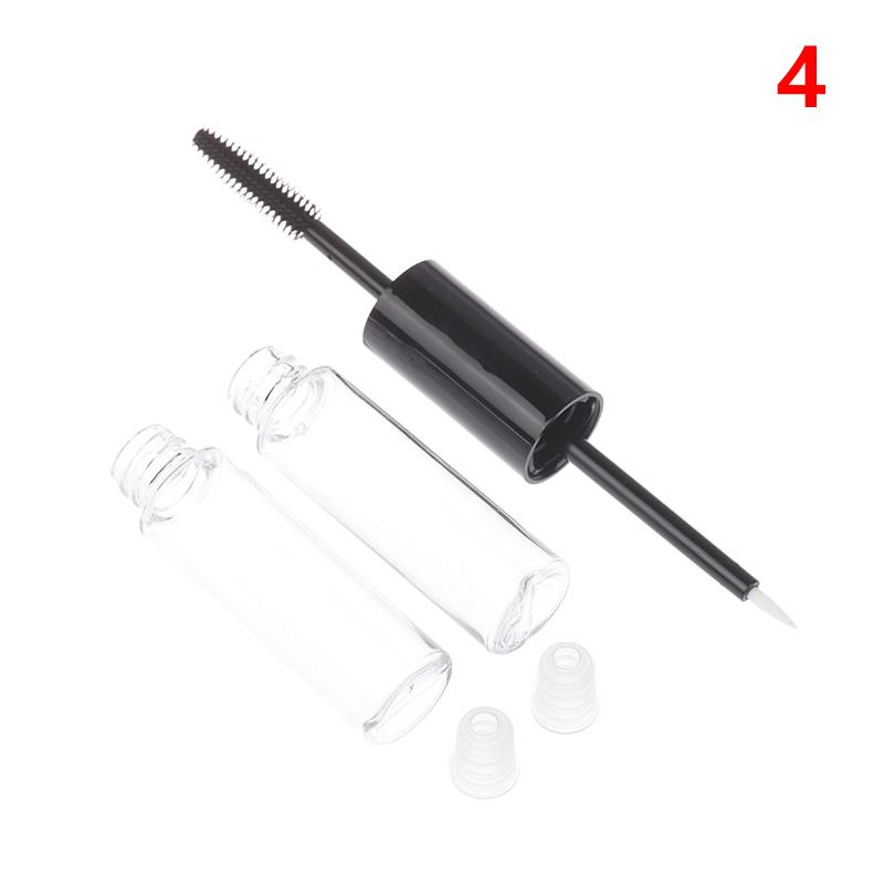 Double-Ended Empty Mascara Tube Eyeliner Lip Gloss Tubes With Wand Applicator Eyelash Cream Container Plastic Lipstick Lip Balm