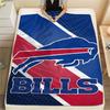 Buffalo Bills Bedruckte Flanelldecke, weicher Überwurf für Schlafzimmer Sofa, waschbar, Fanartikel, tolles Geschenk.