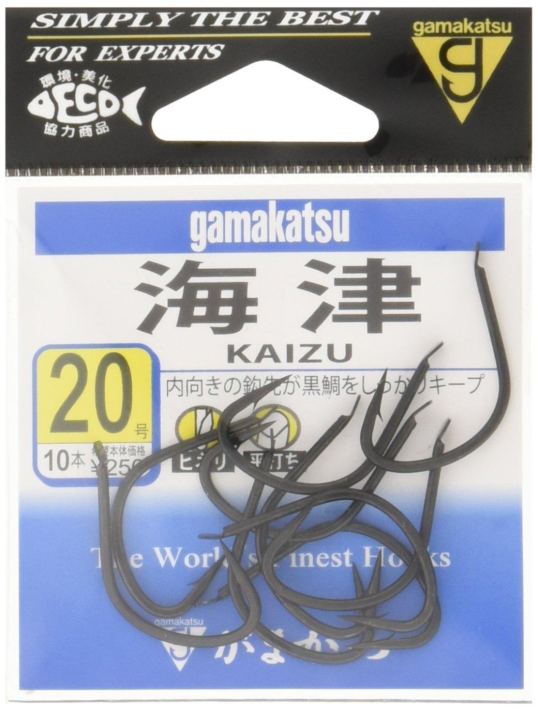 

Gamakatsu Kaizu Hook (Black) #20 Fishing Hook