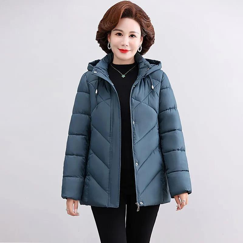 Women's Winter Short Warm Cotton Jacket Big Yards Hooded Jacket