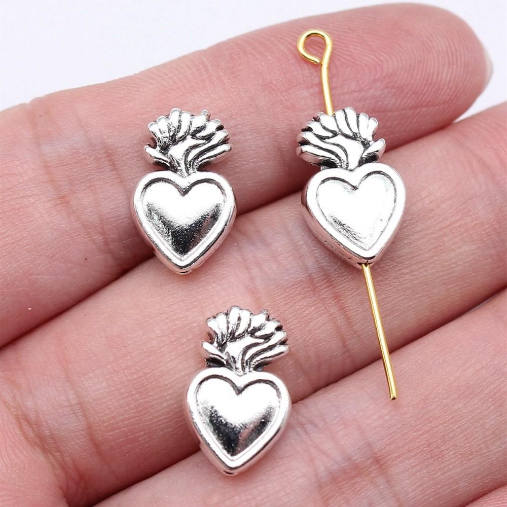 Liebe Flügel Kleine Lochperlen Spacer Zubehörteile Kinder Schmuck Ausverkauf DIY