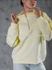Hip Hop Casual Half-Zip Lapel Hoodie - Versatile Autumn/Winter Solid Color Top