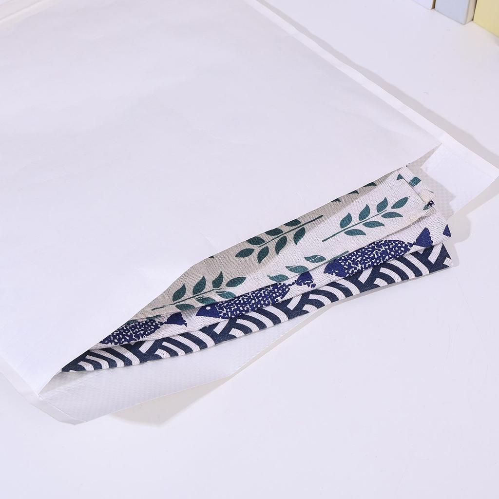 Waterproof White Kraft Paper Woven Bag with Self-Adhesive Seal