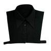 Mirach Textile Black Women’s Shirt with Pointed Collar – Modern Design – Comfortable Fit – Soft Fabric Blend