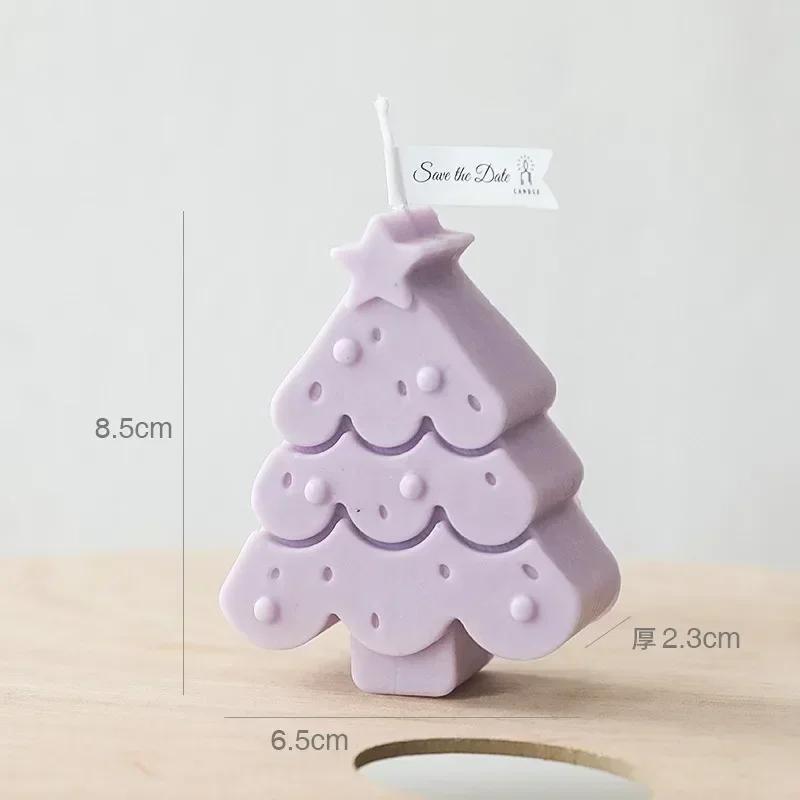 Christmas Tree Creative Scented Candles Scene Shooting Props Soy Wax Aromatherapy Incense Candle Accessories Home Supplies Molds