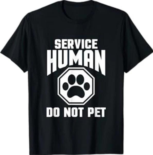 Do Not Pet Funny Dog T-Shirt L