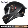 Full Face Motorcycle Helmet With Dual Visor ABS Shell 3C Certified All Season Unisex Riding Gear Scooter Bike