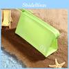 New Portable Waterproof Pvc Cosmetic Storage Bag Hand-held Travel Fashion Makeup Bag Wholesale Light Blue