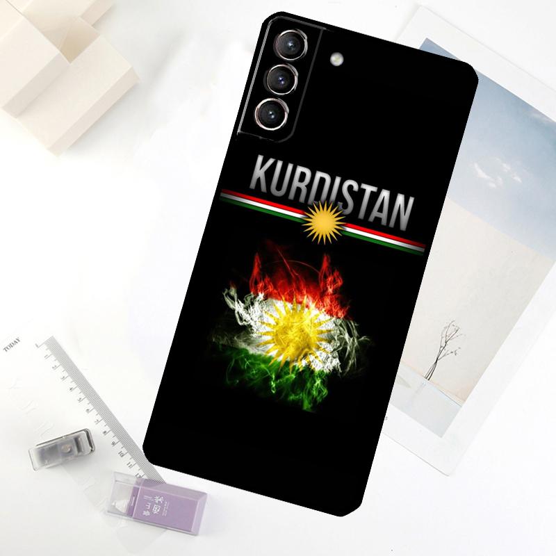 Funda de Teléfono Bandera de Kurdistán Para Samsung Galaxy S25 S26 Ultra S20 S21 S22 S23 S24 Ultra S10 Plus S25 FE Cubierta