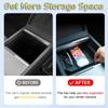 Center Console Organizer For New Tesla Model 3 Highland Model Y Launch Tray Armrest Storage Box Cup Holder Mats Trim Accessories