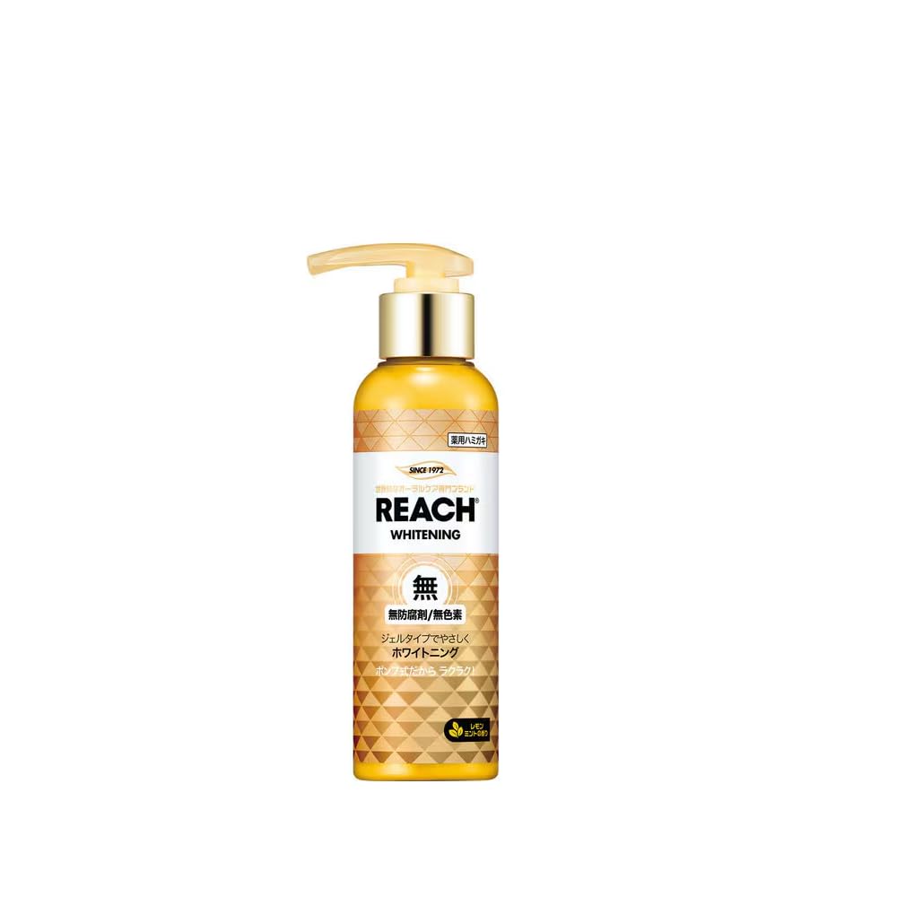 

REACH toothpaste pump type lemon mint scent 180G x 3 items