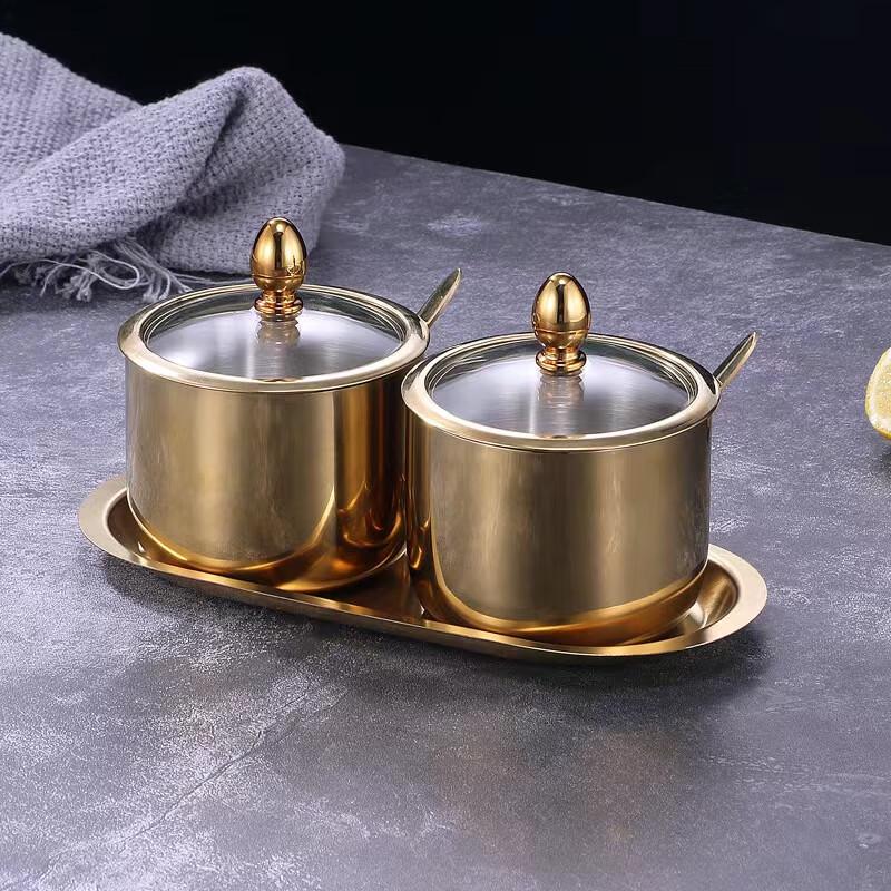 Mailang 304 Stainless Steel Seasoning Jar Set