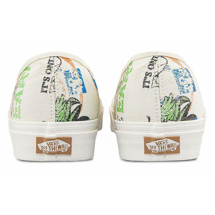 Vans Authentic Series Fun Print Den Země Nízké Skate Boty Unisex teniska Barevná VN0A5KRDARG