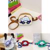 Bolsa Transversal Colorida Infantil Com Estampa de Carro Estilosa Ideal Para Meninos e Meninas na Pré-escola