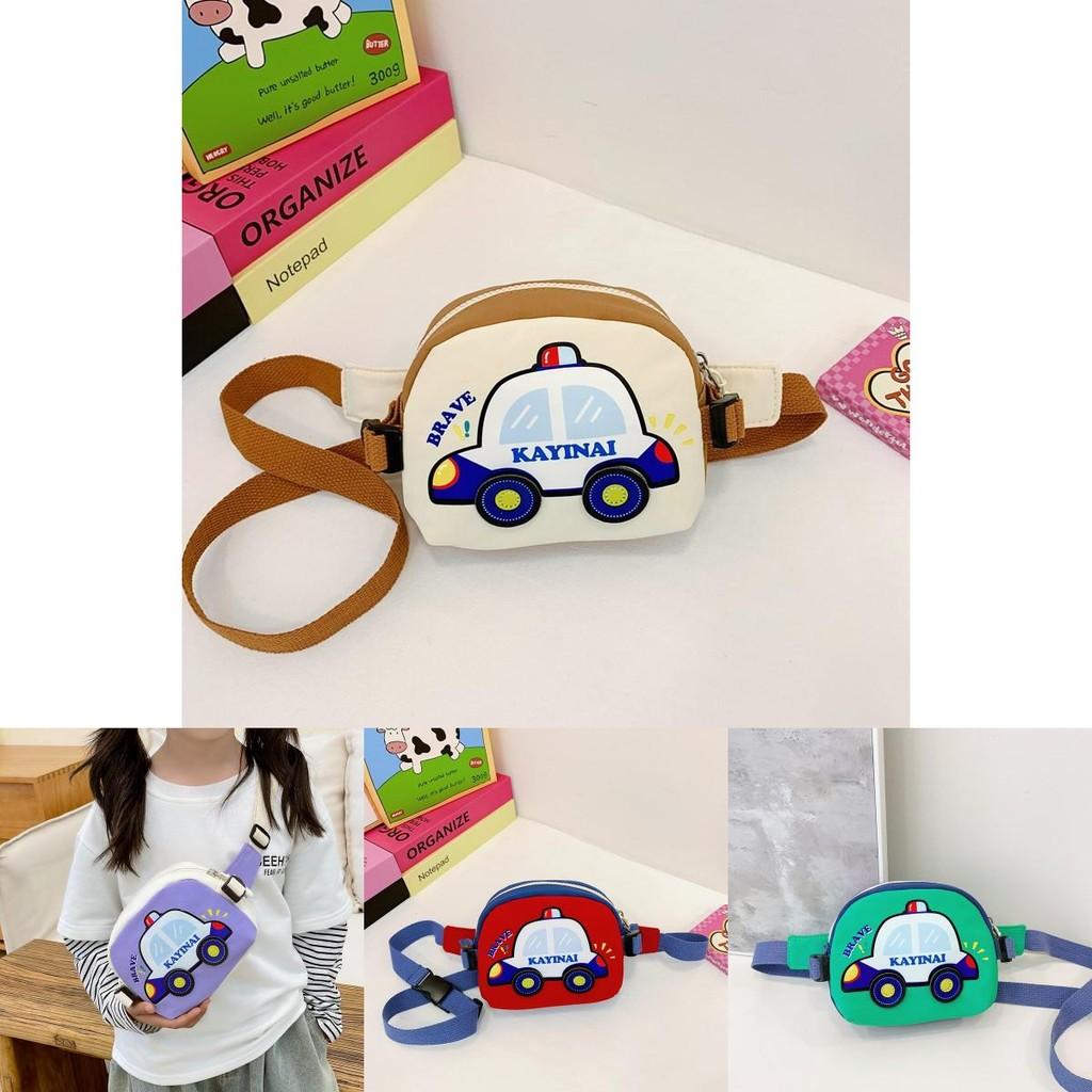 Bolsa Transversal Colorida Infantil Com Estampa de Carro Estilosa Ideal Para Meninos e Meninas na Pré-escola