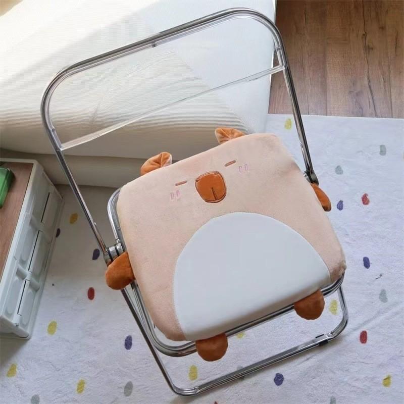 Memory Foam Cat Cartoon Seat Cushion For Dorm Room Comfort And Lounge Use