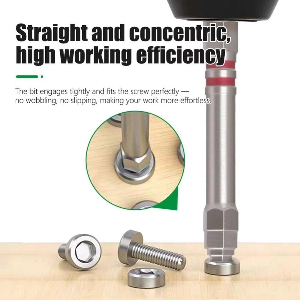 1pc Magnetic Hex Shank Electric Screwdriver Bits Driver Bit for Electric Drills