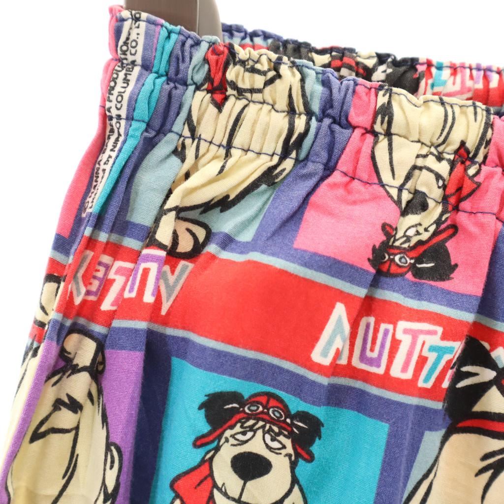 90s Old Wacky Races Pajamas Pants Multi MUTTLEY Character Unisex Men's Used