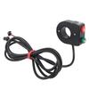 2 In 1 Motorcycle Horn Light Switch Handlebar Light Horn Turn On Off Switch Button for Scooter Electric Cycle 1.5