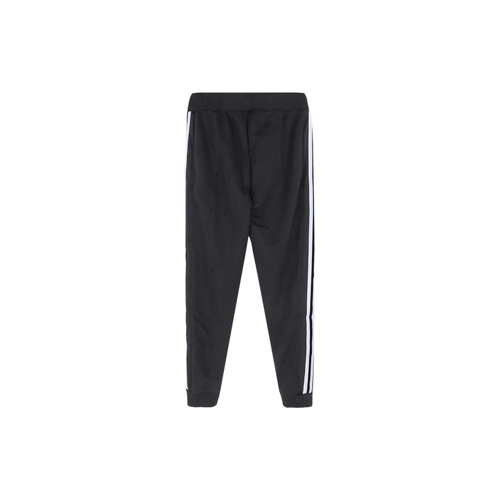 Adidas Neo Side Stripe Tapered Track Pants Men Bottoms Black EI4493