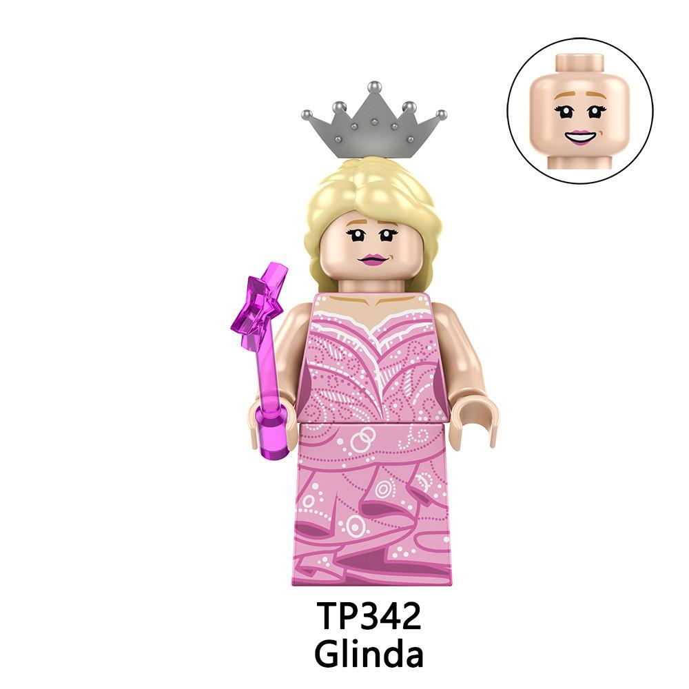 Glinda Elphaba Wicked Assembly Toy With Plastic Blocks And Particles Small