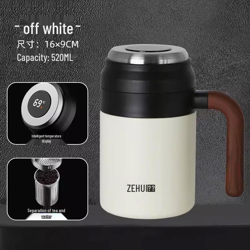 OLOEY Smart Stainless Steel Thermos Mug