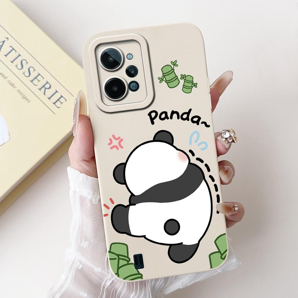 For Realme C31 Case RealmeC31 C 31 4G RMX3501 2022 Cute Cartoon Camera Protective Shockproof Soft Silicon Phone Cases