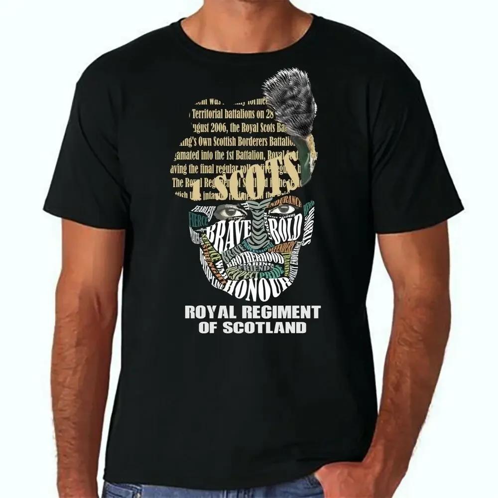 1 Scots 2 Scots 3 Scots Royal Regiment of Scotland TShirt 100 Cotton ONeck Summer Short Sleeve Casual Mens Tshirt Size S3XL S