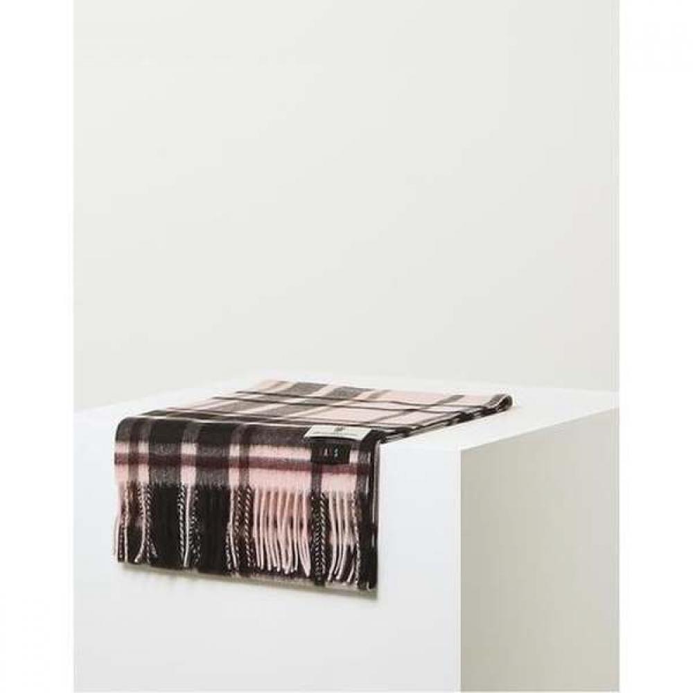 Daks Unisex Scarf Pink Check 100  Cashmere Dbmu5f908p2