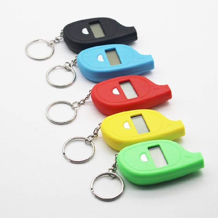Travel Friendly Mini Tire Pressure Gauge with Keychain For Accurate Monitoring And Peace Mind During Journey Travel