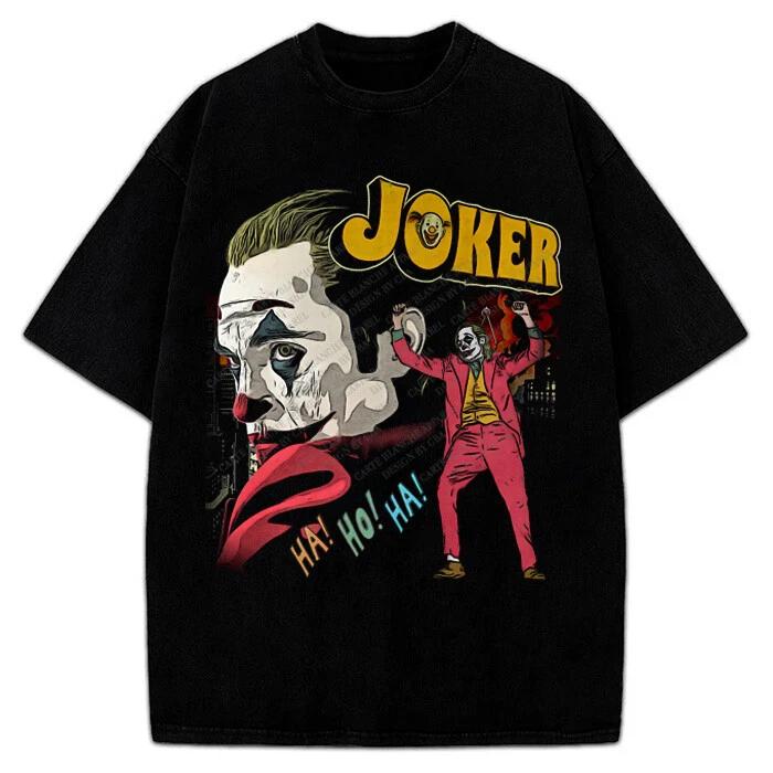 

The Joker 2019 Joaquin Phoenix Batman Arthur Fleck Vintage Comic Style T-Shirt S