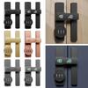 Door Latch 180 Degrees Sliding Door Lock Password Lock Interior Door Bolt Free-Punch Anti-theft Door Lock Bolt Luminous Buckle