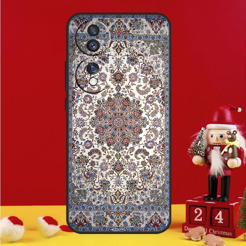 

Persian carpet Floral pattern Case For Honor Magic V5 5 6 7 Pro Honor 200 400 Lite 50 70 90 X7a X8a X8b X9a X9c X9b Cover Honor Magic5 Pro