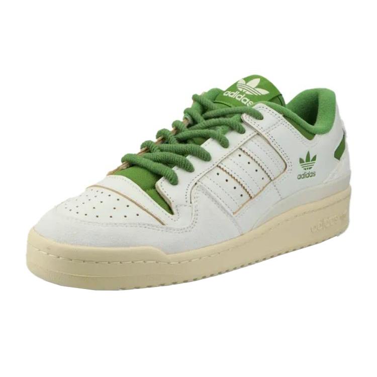 adidas Forum 84 Low Classic 'Vintage Green' (Unisex) / Cream White / Easy Yellow Skateboard Shoes FZ6296