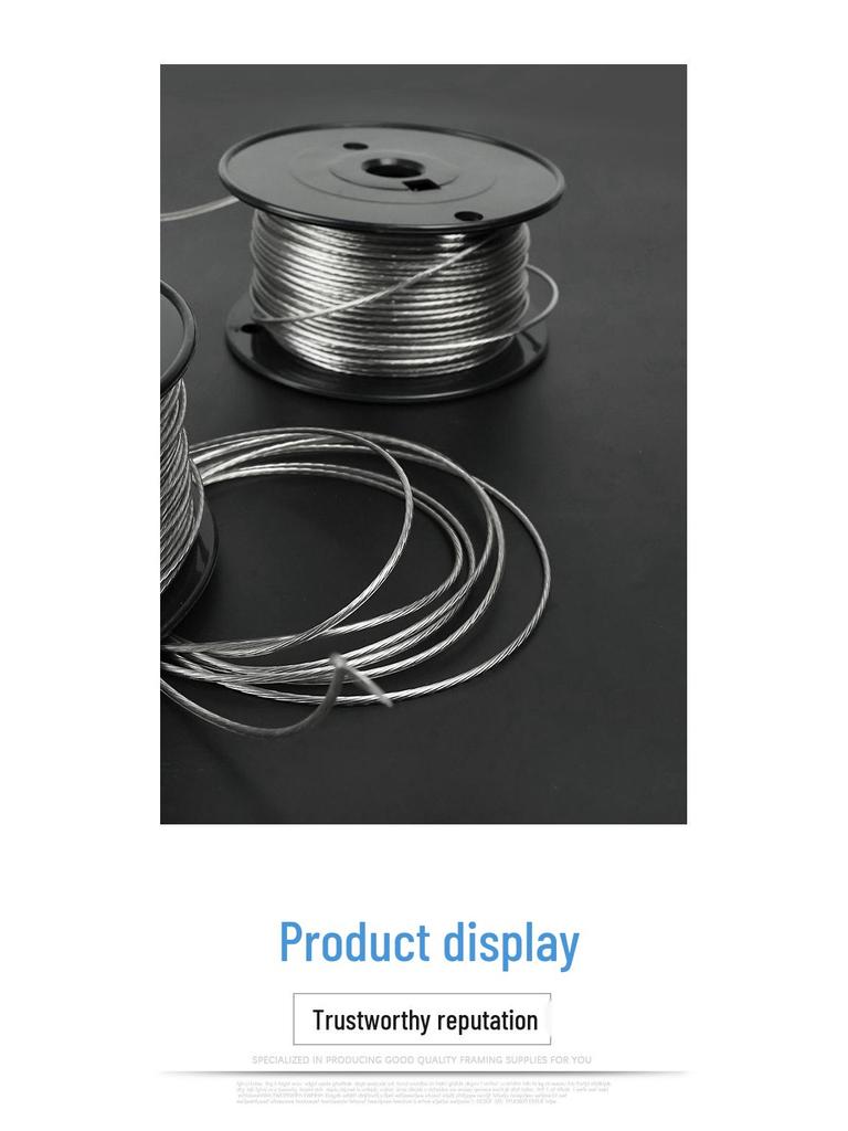 Large Coated Steel Wire Rope for Hanging Picture Frames