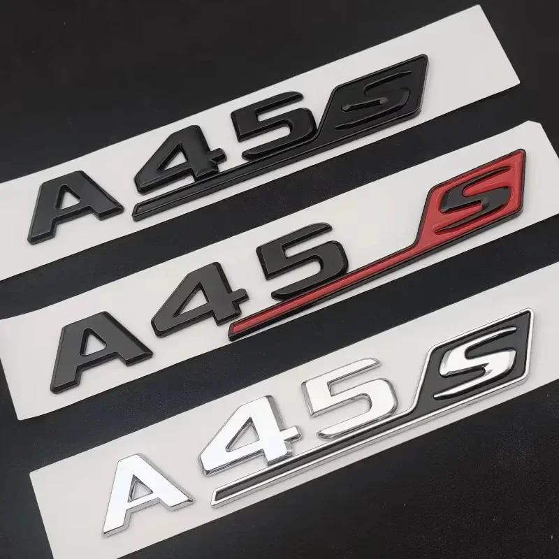 cfrbzt1 2025 Hot ABS For Mercedes Benz A 35 45 AMG W177 W176 A35 A45 A45S TURBO 4MATIC Car Trunk Letters Emblem Badge Logo Stickers Acce