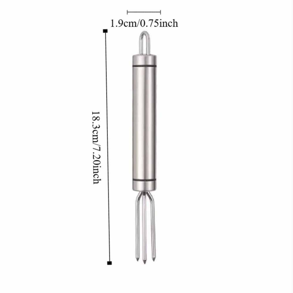 5pcs 3 Prong Corn Forks Set Reusable Roast Holder Barbecue Accessory Grilled Sausage Prod  Grill