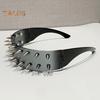 Unisex-Brille, Metallnieten, Party-Sonnenbrille, leichtes Design, Cosplay-Sonnenbrille, Schattenbrille für Damen und Herren